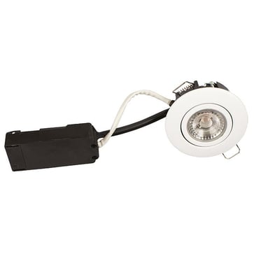 [7800560014] Ida LP 230V Dæmpbar Flimmerfri 6.2W 3000K Ra95 IP44 Mat Hvid Rund.