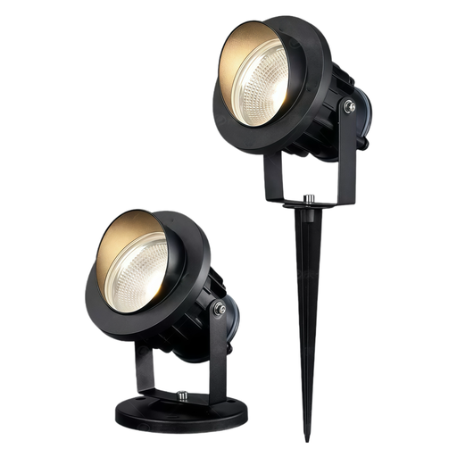 [32608-19626] 20W LED have lampe med spyd, sort finish og IP65 beskyttelse - velegnet til udendørs brug, 1700lm, RA82, 24V input