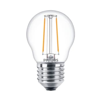 [2057815000] Philips CorePro LED Krone 2W (25W) P45 E27 827 Klar Glas