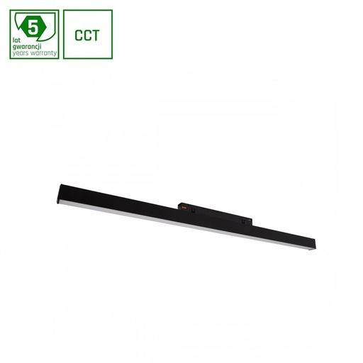 [21742-16063] Smart-Line M Skinne Lys 602mm 17W Sort CCT/Dæmpbar RA90 750lm 48V 5 års garanti