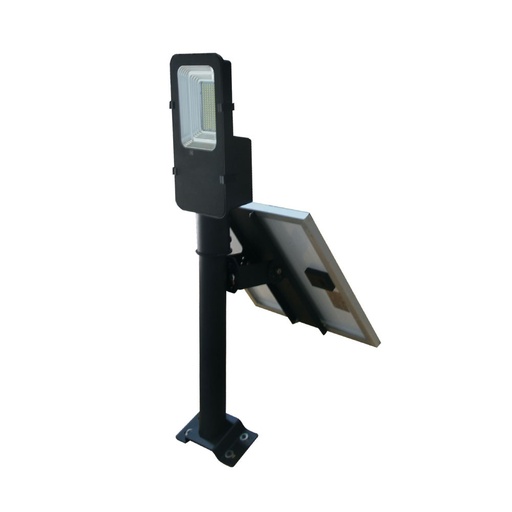 [25755-17563] Solpanel LED gadelys 50W - 6000K - Energibesparende og miljøvenligt gadelys med kraftig lysstyrke på 6000 kelvin. Perfekt til udendørs belysning og vejbelysning.