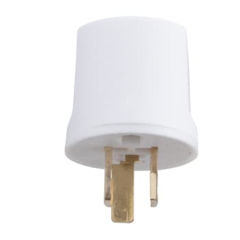 [6220000114] Lampestikprop m/j, hvid