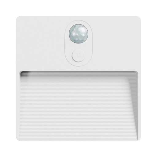 [32812-19735] Lumina Pop lampe - 2-pak med RGBW+dim, PIR sensor, 500mAh batteri, USB-C opladning - hvid, 78x80x22