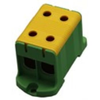 [6221000430] Centech AL/CU Klemme Dobbelt 16 - 95mm² gul/grøn 245A, 14Nm