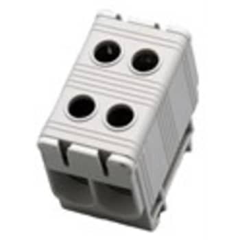 [6221000304] Centech AL/CU Klemme Dobbelt 2,5 - 50mm² grå 160A, 4-10Nm
