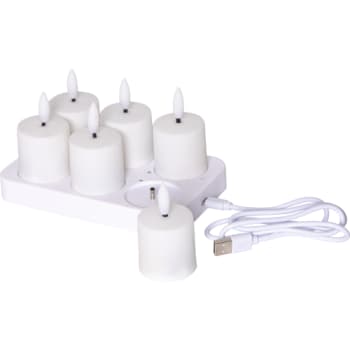[6648103059] Star Trading Flamme Charge oplader med 6 lys