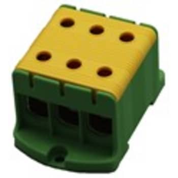 [6221000472] Centech AL/CU Klemme Trippel 16 - 95mm² gul/grøn/blå 245A, 14Nm