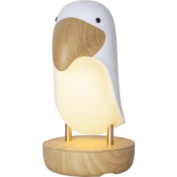 [6648103389] Star Trading tukanfugl LED børnelampe USB, hvid