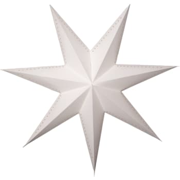 [6648103156] Star Trading Mika papirstjerne, hvid, 87cm