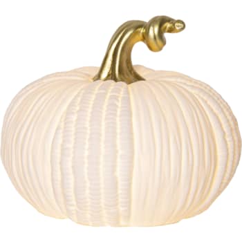 [6648103321] Star Trading Pumpkin keramik græskar til batteri, stor