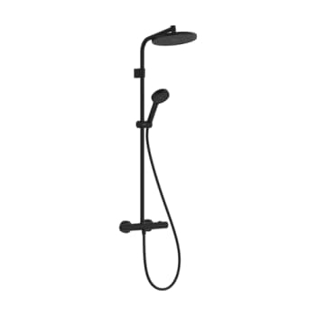 [722130701] hansgrohe Activera S Showerpipe 240 1jet EcoSmart Ecostat Sort