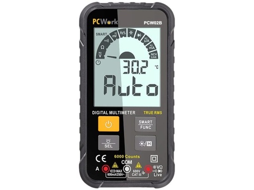 [H65571] PCW02B Digital Smart Multimeter, Sand RMS