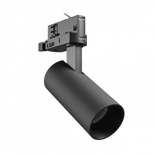 [27032-18666] Sort Andromeda Prime skinnespot 8W - 3-faset CCT, 230V, 25°, IP20, DI, Spectrum, RA80. 600lm. 54x109x160mm.