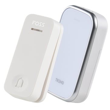 [7885751894] TREND Dørklokke BLUU1 NOVUS hvid batteri