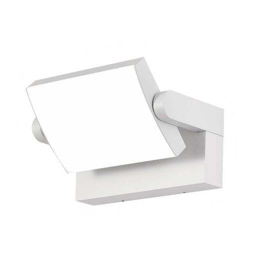 [26671-18349] 17W LED Væglampe - 3000K, Hvidt Hus, IP65, Effekt: 17W, 2520lm, RA80, IP65