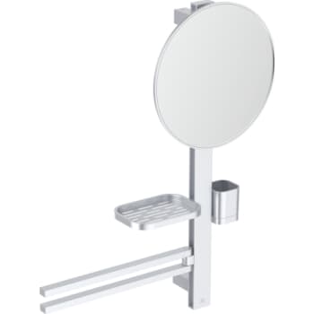 [771679222] Alu+ Spejl & Hylde system Silver