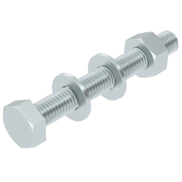 [7868992230] Sekskantskrue 10x80 Varmgalvaniseret