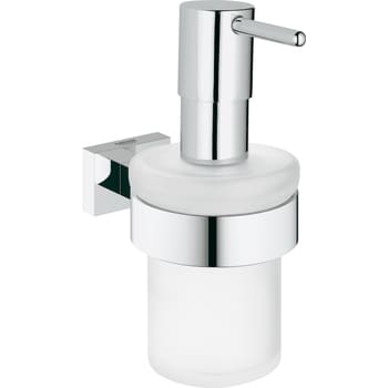 [774373404] Essentials Cube sæbe dispenser med holder