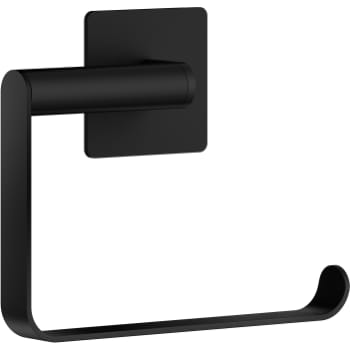 [930231582] Smedbo toiletpapirholder. Mat sort. Selvklæbende.