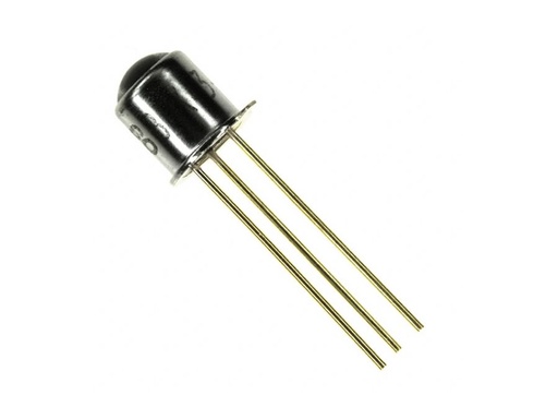 [H15075] BPY62 NPN fototransistor - 830nm (400-1100nm), 35V (TO18)