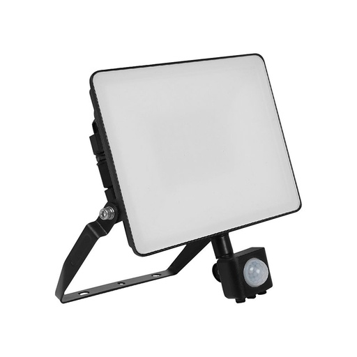 [33093-20004] V-Tac 30W LED sensor projektør med hurtig connector, 120lm/w, sort - Effektiv belysning med bevægelsessensor