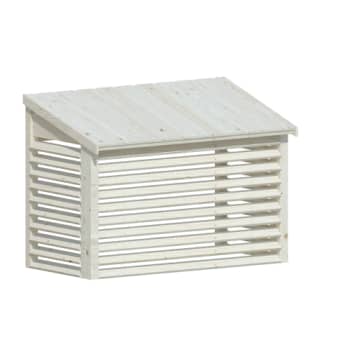 [6278003875] LuftX® Varmepumpeskjuler til udedel Træ 1167x573x916