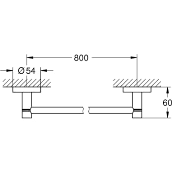 [775658468] ESSENTIALS HÅNDKLÆDESTANG 800M