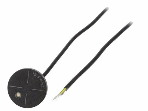 [H62030] RFID læser m. LED - 12V, RS232, M12 (40cm ledn.)