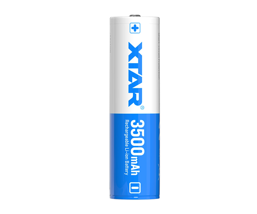 [H35096] 18650 LiION batteri - 3,6V 3500mAh 10A, m. beskyttelse