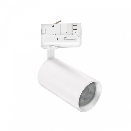 [32839-19784] Dim to warm GU10 skinnespot inkl. 6W pære, hvid, 3-faset skinne med 230V input