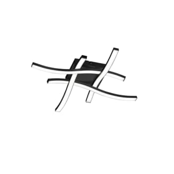 [6642104517] Route LED Loftlampe 4L m-sort
