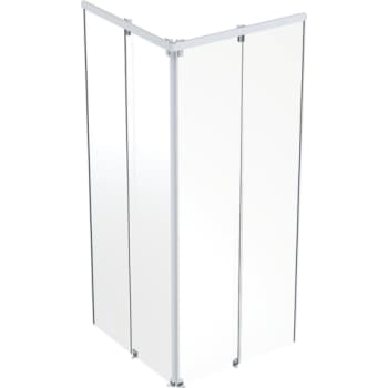 [673972590] frontelement 900x900mm Contura Shower aluminium