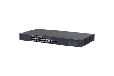 [7885263243] 18-Port Cloud Managed Desktop Switch med 16-Port PoE, 2*Gbps Combo uplink, Langdistance POE, IEEE802