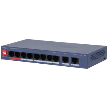 [7885263256] 10-Port Cloud Managed (Web/APP-administration) Desktop Switch med 8-Port PoE 110W, 2-ports 1Gbps upl