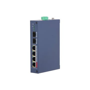 [7885263214] 4-Port PoE Cloud administreret Hardened Switch, CHS4206-4ET-90