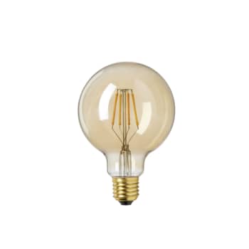 [6257200097] Pære LED Globe Basic Ø95 4W 2200K 300 lumen E27, gylden