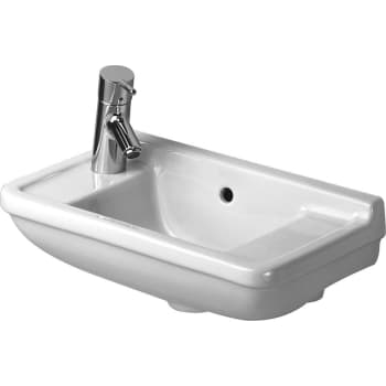 [626691600] Starck 3 vask 50 cm forlokket hanehul