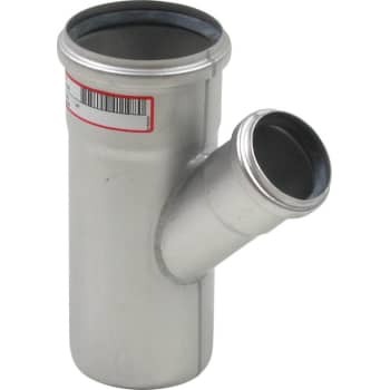 [160224080] 82 x 50 mm x 45° Grenrør rustfri AISI304/EN1.4301 BLÜCHER