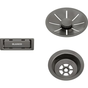 [930234453] BLANCO Afløb InFino sat. dark st 1x3,5''UXI