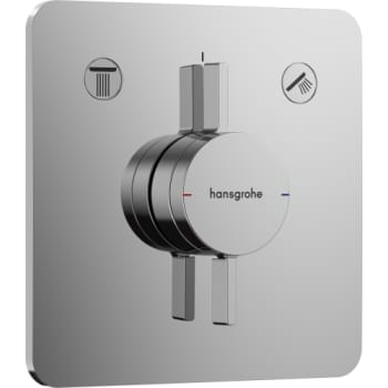 [727330604] HANSGROHE DuoTurn Brusearmatur 155x155mm indb 2udtag metal/kunst