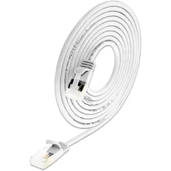 [6286002347] Patchkabel LIGHT U/FTP skærmet Kat.6A 2M LSZH Ø3,8MM hvid