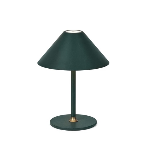 [6248101312] "HYGGE" Batteri bordlampe - mørke grøn