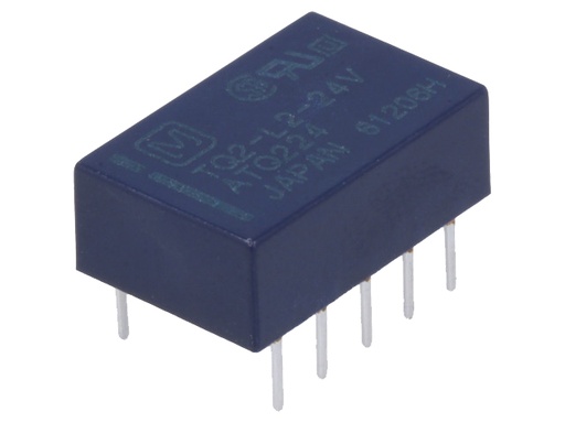 [H55350] Kiprelæ (bistabil) - 24VDC / 2A, 2 x skifte (DPDT)