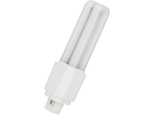 [H64134] LED PL kompaktrør - 6W (18W), GX24d, EM+AC (830)