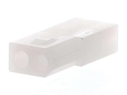 [H66603] Ledning-til-ledning stikhus - 1x2pol han/hun, 3,68mm