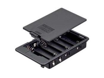 [H28442] Batteriholder til 6xAA batteri, til panelmontage