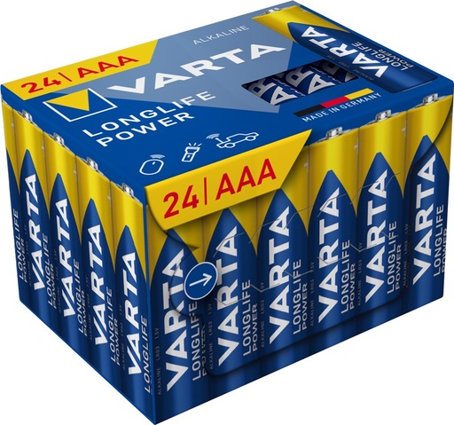 [H43533] LONGLIFE Power AAA alkaline bat. - 1,5V 1250mAh (24 stk.)
