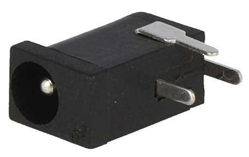 [H63869] DC fatning - 3,5 x 1,3mm m. kontakt til printmont.