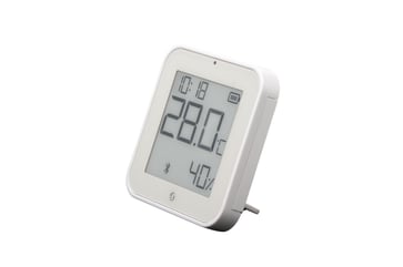 [7822624230] Shelly BLU H&T Display ZB hvid - Bluetooth & Zigbee temp-/luftfugtighedssensor