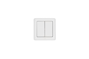 [7822624146] Shelly BLU Wall Switch 4 ZB DK Hvid - Batteritryk til dansk afbrydersystem